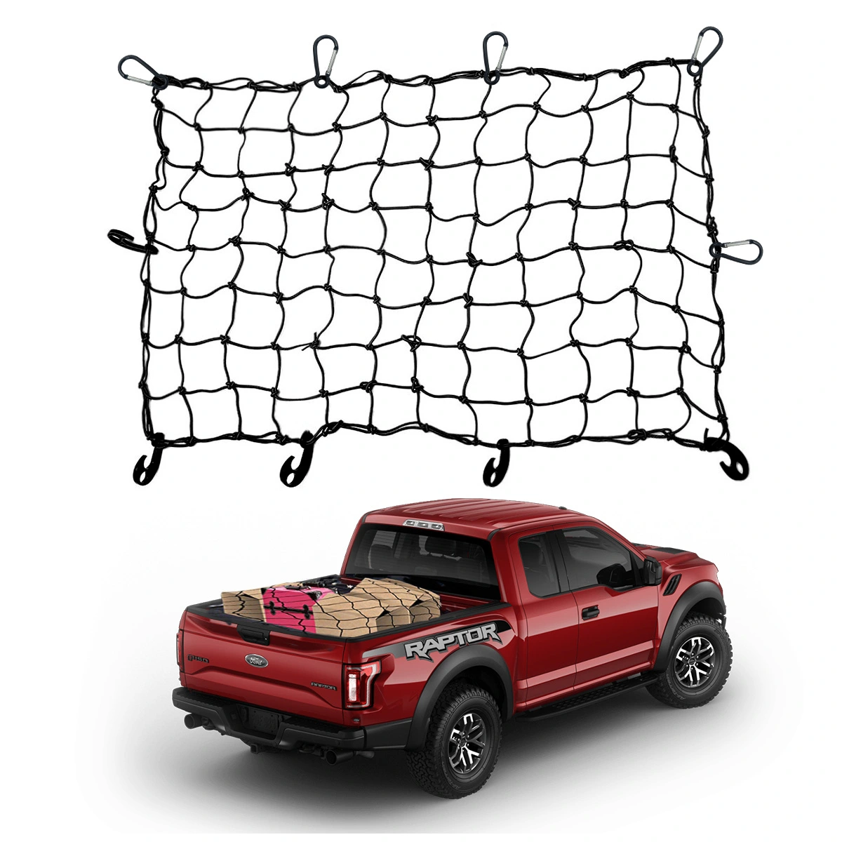 1 red elastica con dos ganchos distintos